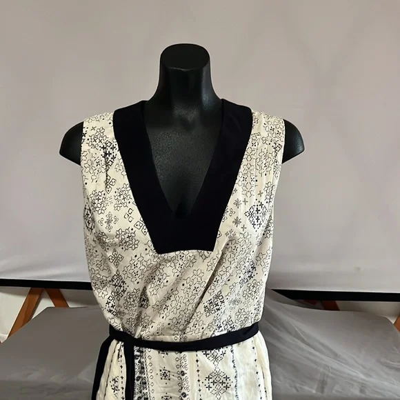 NWOT Anthropologie HD in Paris Eventide Belted Dress Romantic feminine dress! - Picture 2 of 12